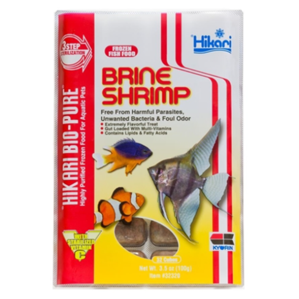 HIAKRI FROZEN BRINE SHRIMP 3.5 OZ CUBE 1